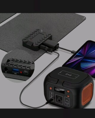 Portable Power Station Small Generator Backup Battery Pack Power Bank With...
