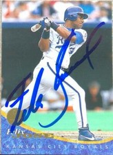 Felix Jose Autographed 1994 Leaf #168