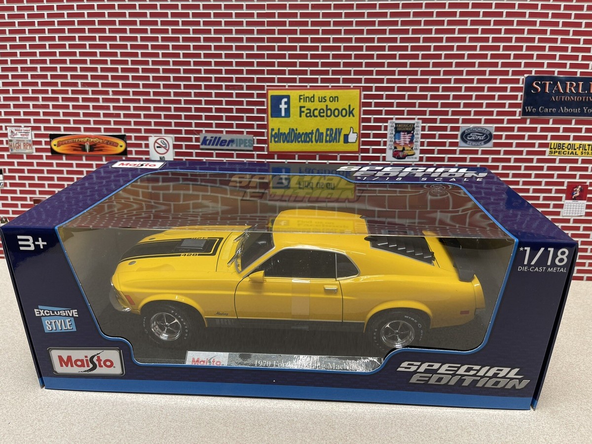 マイスト　Maisto 1970FordMustang Mach1 マスタング 1/18 Maisto 1970 Ford Mustang Mach 1 Mach I (Blue) Diecast