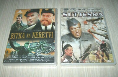 BITKA NA NERETVI + SUTJESKA 2DVD FILMOVI Battle of Neretva Schwarz Peta ofanziva