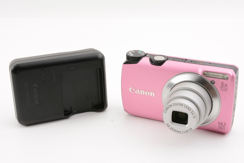 Mint] Canon PowerShot A3200 IS Pink Compact Digital Camera +