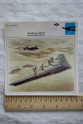 Northrop XB-35 - USA - Heavy Bomber - Collectors Club Card
