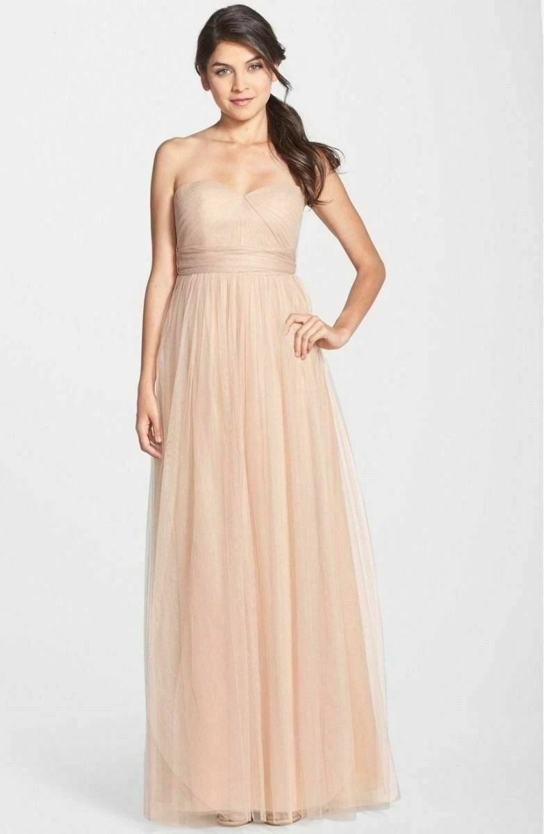 Annabelle convertible top tulle column dress
