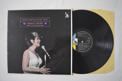 VIKKI CARR For Once In My Life atemberaubend A1/B1 UK LP gereinigt LBS 83180 NM/MINT