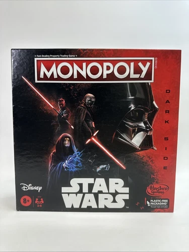 Hasbro Disney Lucasfilm Star Wars Dark Side Monopoly Game - NEW SEALED BOX