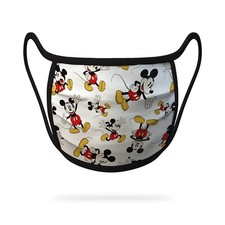 New Disney Parks Classic Mickey Mouse Cloth Face Mask Adult L