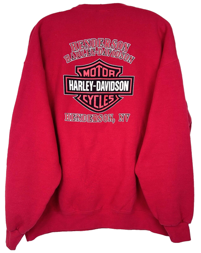 Harley-Davidson Motorcycles Henderson Nevada Sweatshirt Rot Größe XL - Bild 2 von 6