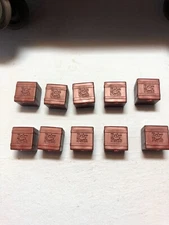 LIONEL 3454 'Baby Ruth' Merchandise Cubes - BROWN     6 cubes in a pack