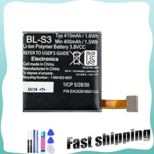 For BL-S3 Watch Battery LG G Watch R W110 W150 Urbane Watch 410mAH
