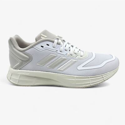 Adidas Duramo 10 Cloud White Metallic Grey Womens Athletic Sneaker