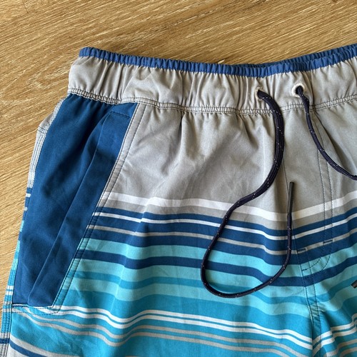 Coolibar Kahuna Badeshorts Herren S UPF 50+ blau gestreift Boardshorts - Bild 2 von 15