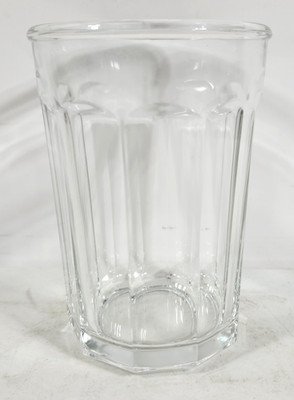 Vintage Luminarc 10 Panel Heavy Glass Tumbler 16 Oz