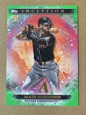 2024 Topps Inception #66 Blaze Alexander Green Arizona Diamondbacks