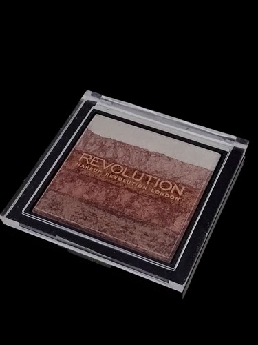 Makeup Revolution VIVID SHIMMER BRICK Shimmer Highlighter Powder Blush ROSE GOLD - Picture 14 of 24