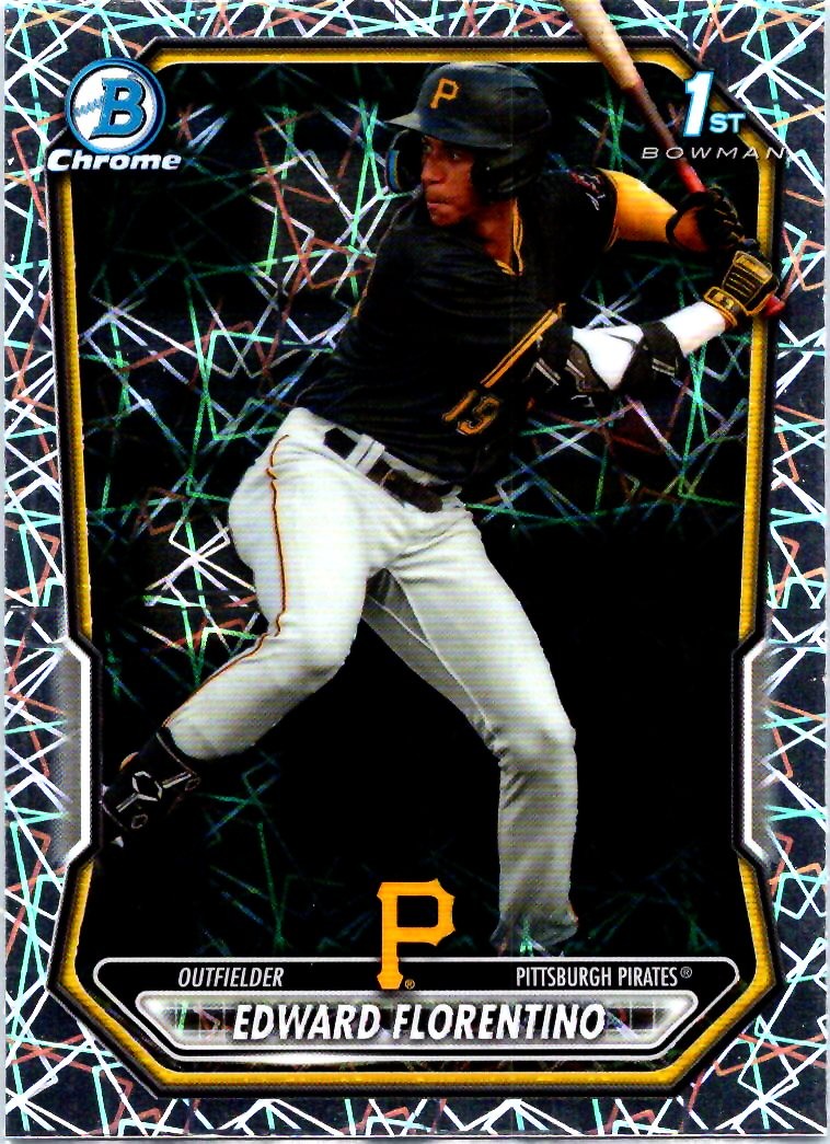 2026 Bowman #BCP-82 Edward Florentino Chrome Prospects Lazer Refractor