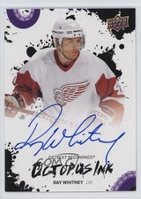 2025 Upper Deck Detroit Red Wings Centennial Octopus Ink Ray Whitney Auto 0ta8