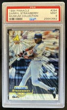 1994 Pinnacle Darryl Strawberry Museum #294 Dodgers PSA 9