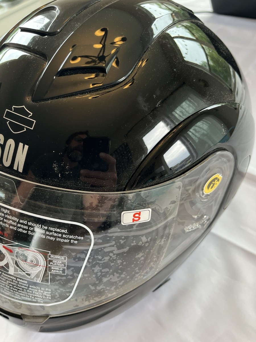 New Harley Davidson HJC Black Modular SY-MAX Helmet Size Small Aug. 2001 |  eBay