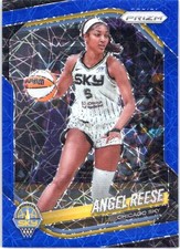 2025 Panini Prizm WNBA #92 Angel Reese Blue Velocity Prizms