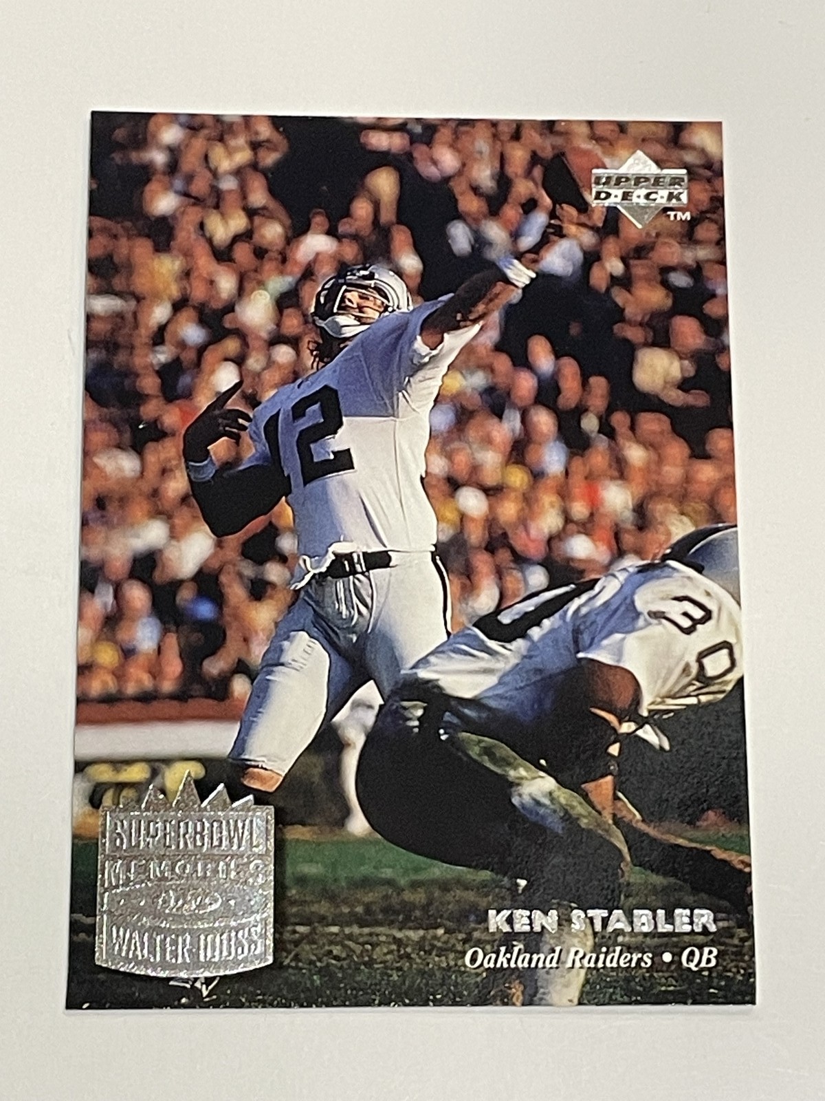 1997 Upper Deck Legends Football #191 - Ken Stabler & Dave Casper SBM - Raiders