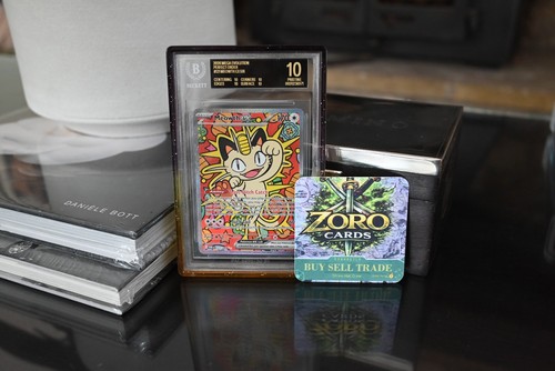 meowth perfect order 121/088 BGS 10 black Label Pop 4
