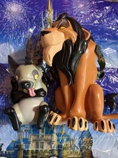 In Hand Disney Parks 2025 Lion King Scar Popcorn Bucket & Ed Hyena Sipper Cup