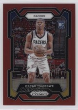 2023-24 Panini Prizm Red Prizm 10/299 Oscar Tshiebwe #292 5y7