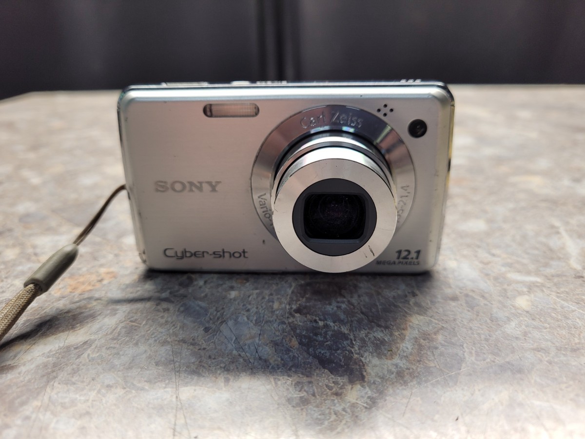 Sony Cyber-shot DSC-W220 12.1MP Digital Camera - Silver for sale