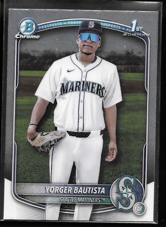 2025 Bowman Chrome Yorger Bautista 1st Bowman #BCP-194 Mariners