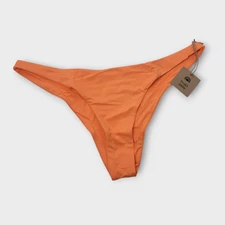 Free People x Toast Swim Signature High Hip Bikini Bottom Size XL in Nectarine
