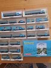 Wiking 1:87 H0 12 LKW und 1 Set Krombacher Br...