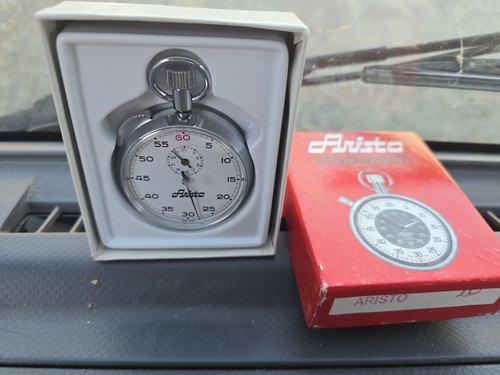 Vintage Aristo Stopwatch Apollo 10 Jewels Shock Resistant Made in Switzerland - Picture 3 of 9