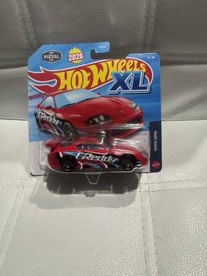 Toyota Supra Greddy Red Hot Wheels XL Scale Metal Diecast 2026
