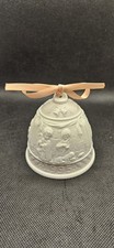 Lladro Porcelain Christmas Bell 1995 with Nativity Scene Vintage