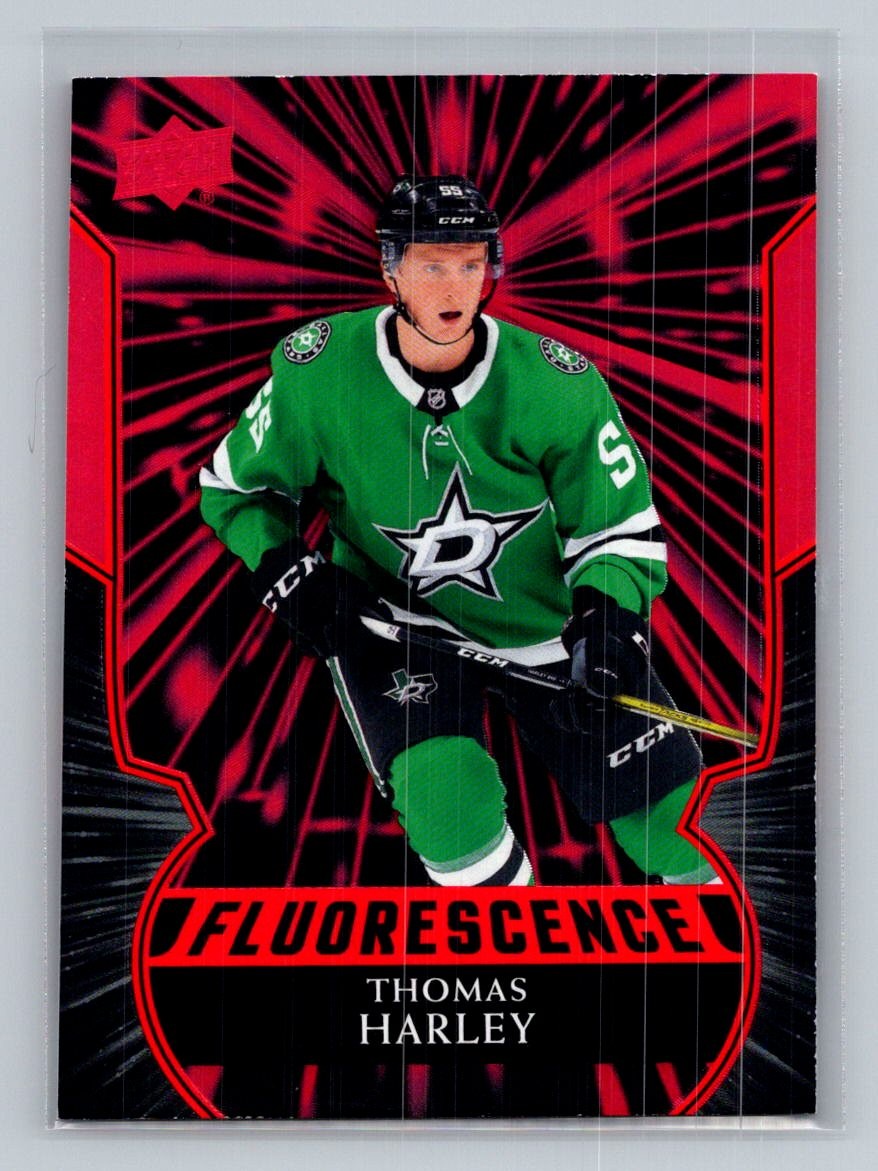 2020-21 Upper Deck #F-14 Thomas Harley Fluorescence Red