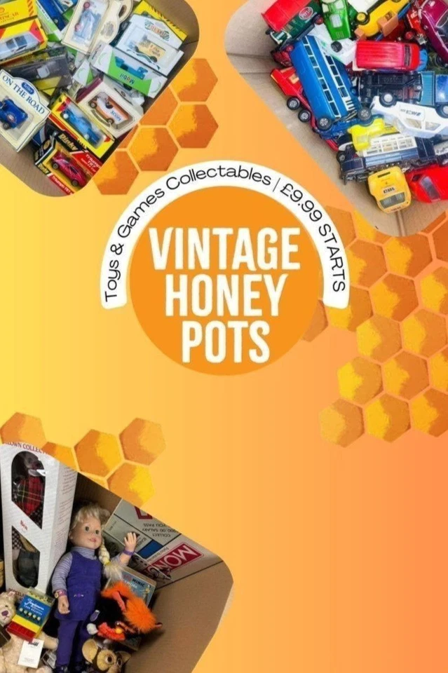 Bulk Toys & Games collectables | £9.99 starts 8.30am | @VintageHoneyPots