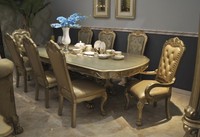 KöNiglicher Esstisch 6X StüHle Komplettes Esszimmer Tisch Stuhl 7Tlg. Garnitur