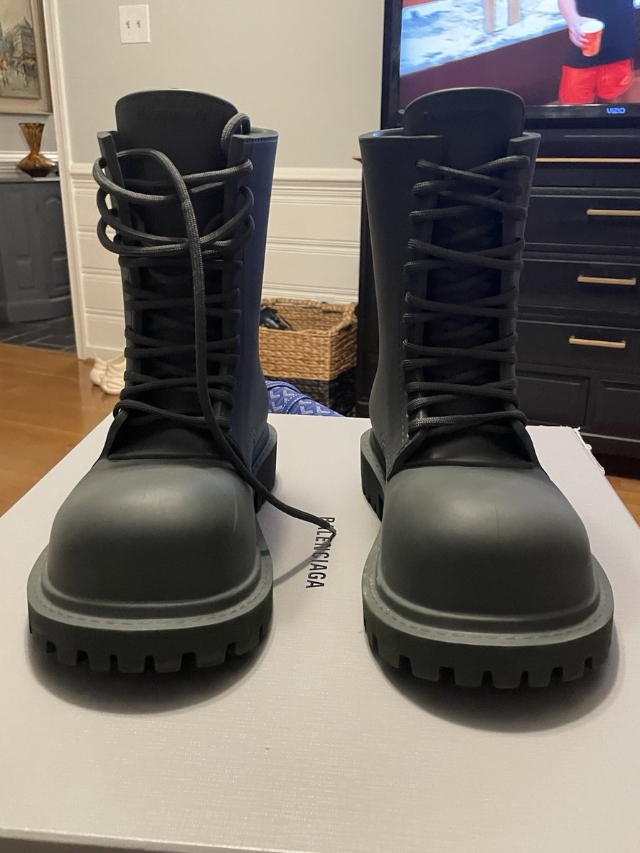 Size 40 Tried On Balenciaga Steroid Boots Khaki $1,300