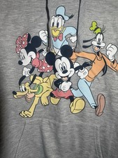 Women's Disney Mickey Mouse Hoodie Sweatshirt And Pants Outfit Size Small 3/5