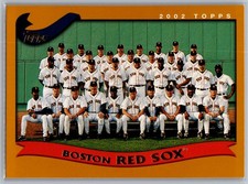 2002 Topps #645 Boston Red Sox Base Team Photo
