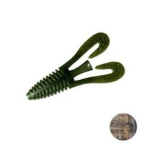 Deps Barbute 4-inch Soft Bait Worm 6pcs Black Bass Fishing Lure New
