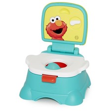 Sesame Street Elmo 3-in-1 Potty Training Toilet Seat and Step Stool Portable