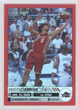 2005-06 Topps Big Game Red 45/99 Anderson Varejao #105 0a1
