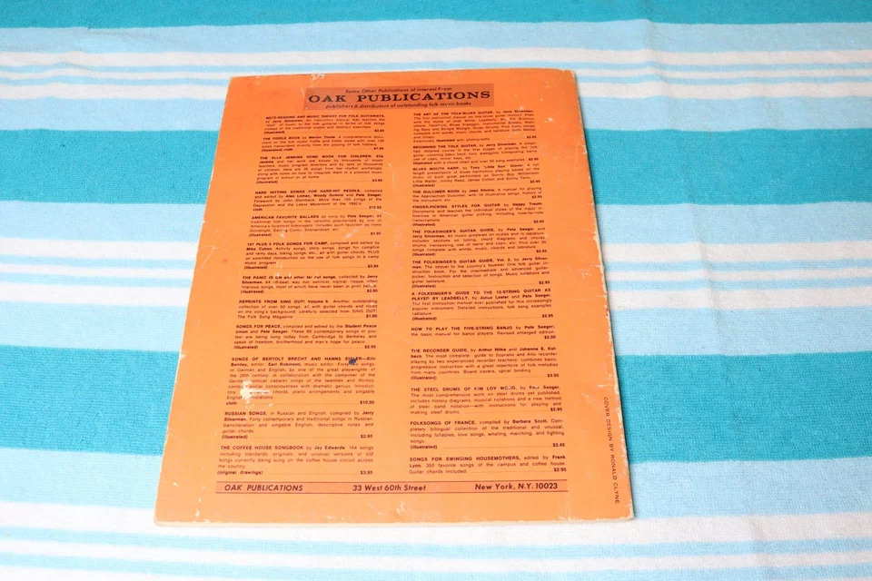 Jean Ritchie The Dulcimer Book Vocal Selections Oak Pub 1974 Foto 3 de 3