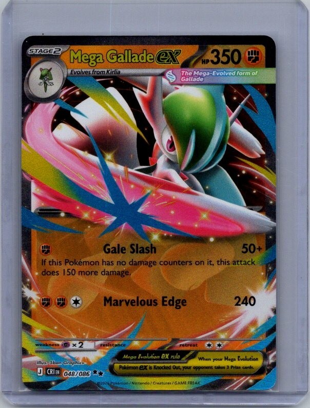 Pokemon TCG Chaos Rising Mega gallade ex
