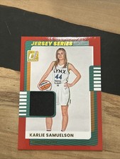 2025 Panini WNBA Donruss Karlie Samuelson Jersey Series Red Patch #31 Lynx