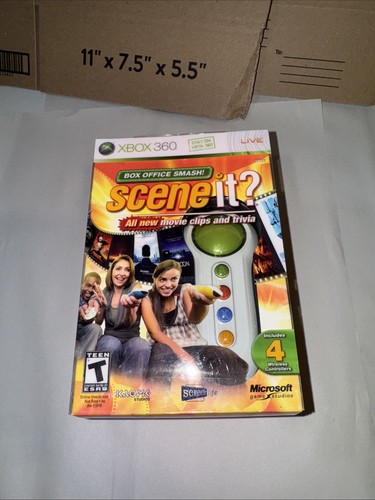 Microsoft Xbox 360 Scene It Box Office Smash 4 Wireless Controller VERSIEGELT