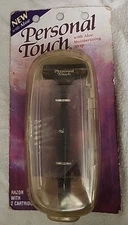 Vtg New Sealed Package Schick Women's Personal Touch Razor, 2 Cartridges, Case