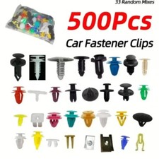 500PCS Car Trim Clips Fasteners Bumper Rivet Retainer Kit Universal Mixed UK