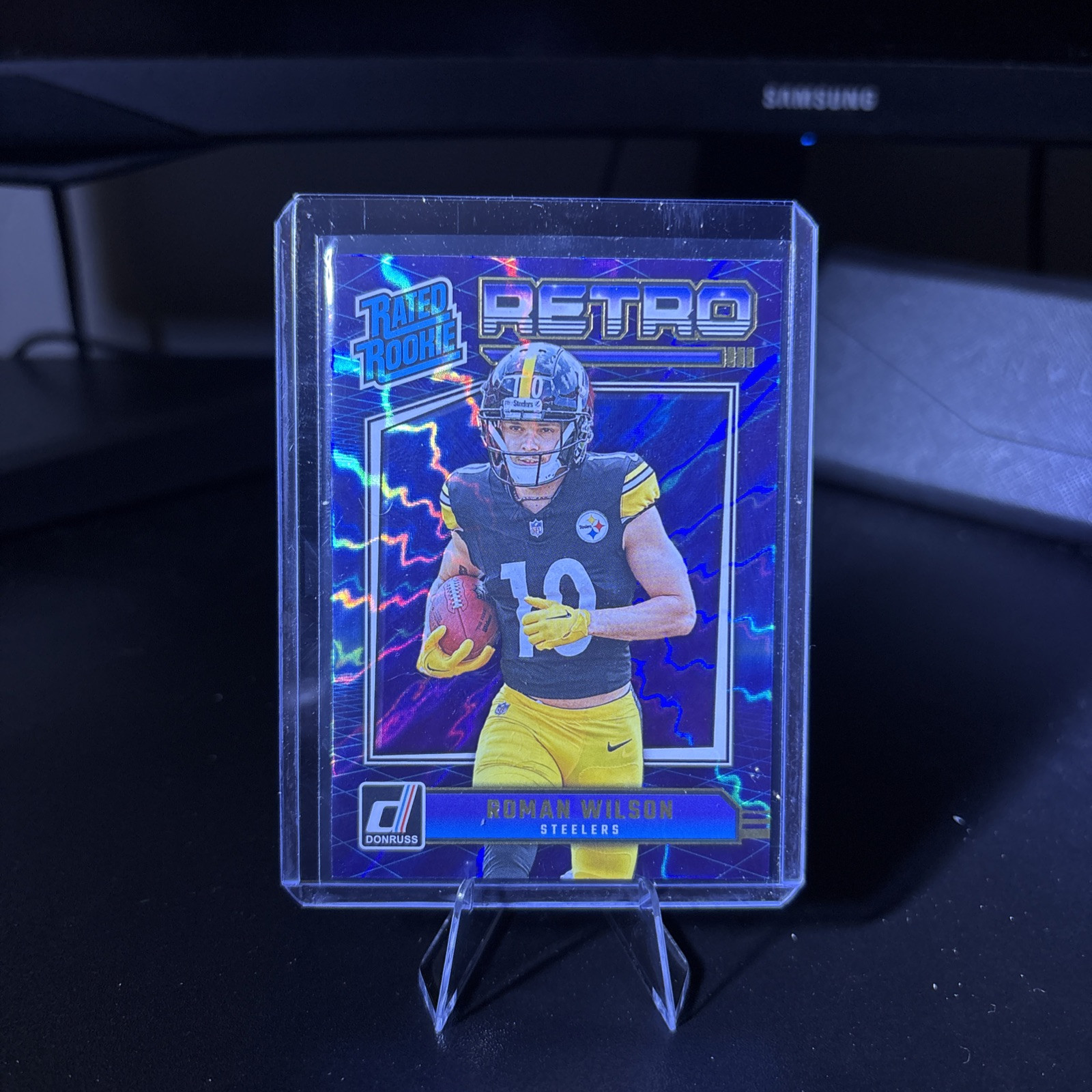 2024 Roman Wilson Pittsburgh Steelers Donruss Rated Rookie Retro #18 RC